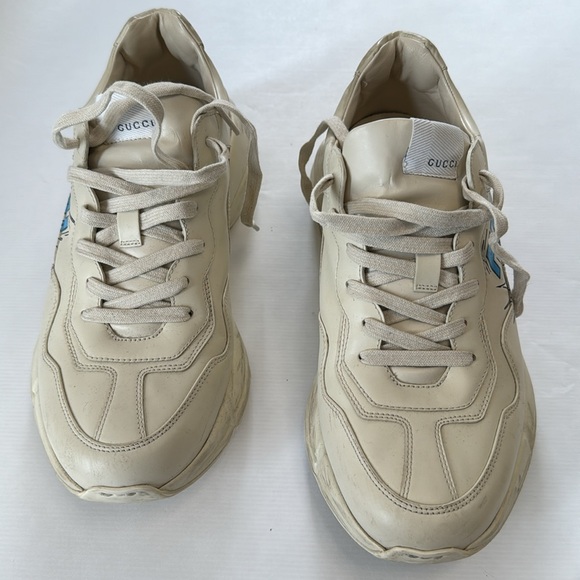 Authentic men’s Gucci X Disney Donald Duck Flash sneakers. - Picture 10 of 16